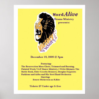 poster 2, Word, Alive, Drama Ministrypresents:,...
