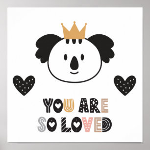 Poster 30,5 x 30,5 cm - Loved
