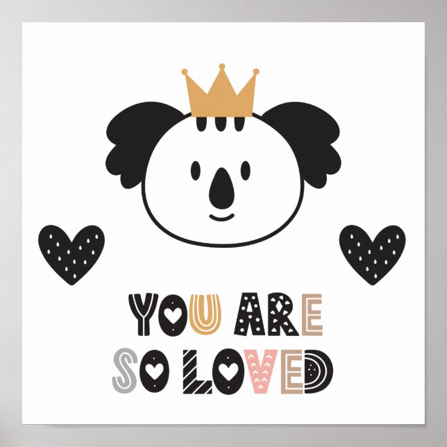 Poster 30,5 x 30,5 cm - Loved (Front)