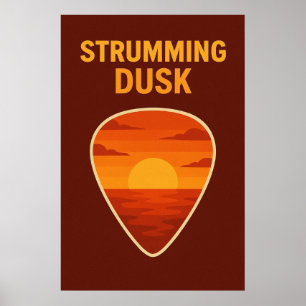 Poster 39, Strumming Dusk, Vintage Art