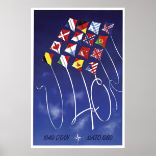 Poster 40 years NATO OTAN 1949-1989