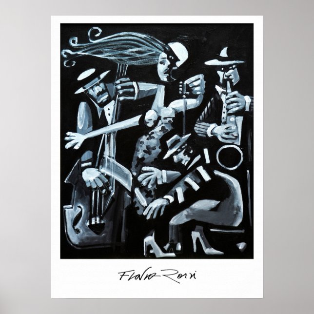 Poster 45,72x60,96cm: Jazz by Flavio Rossi (Front)