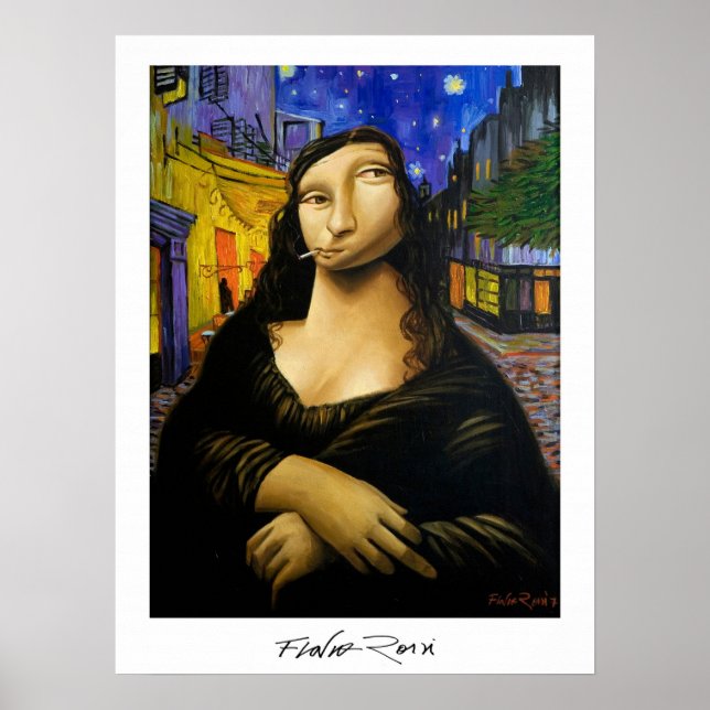 Poster 45,72x60,96cm : Monalivre by Flavio Rossi (Front)