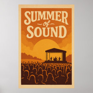 Poster 4, Summer of Sound, Vintage