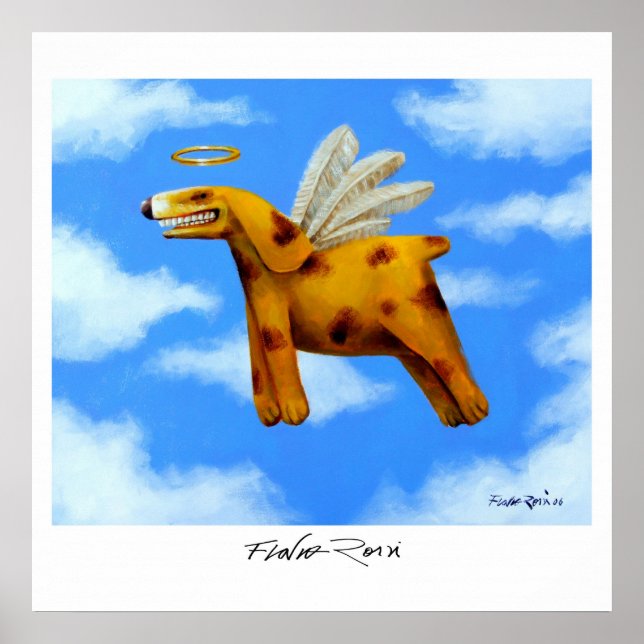 Poster 60,96x60,96cm: Para o Além by Flavio Rossi (Front)