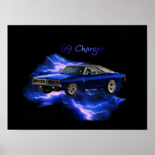 Poster: '69 Dodge Charger Poster