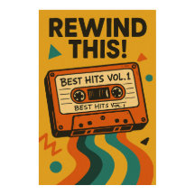 Poster 7, Rewind This!, Vintage
