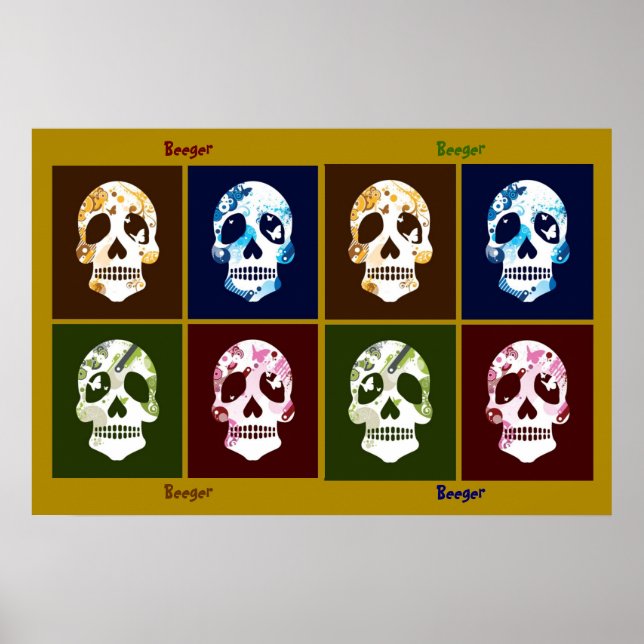 Poster - 8 Skull (Front)