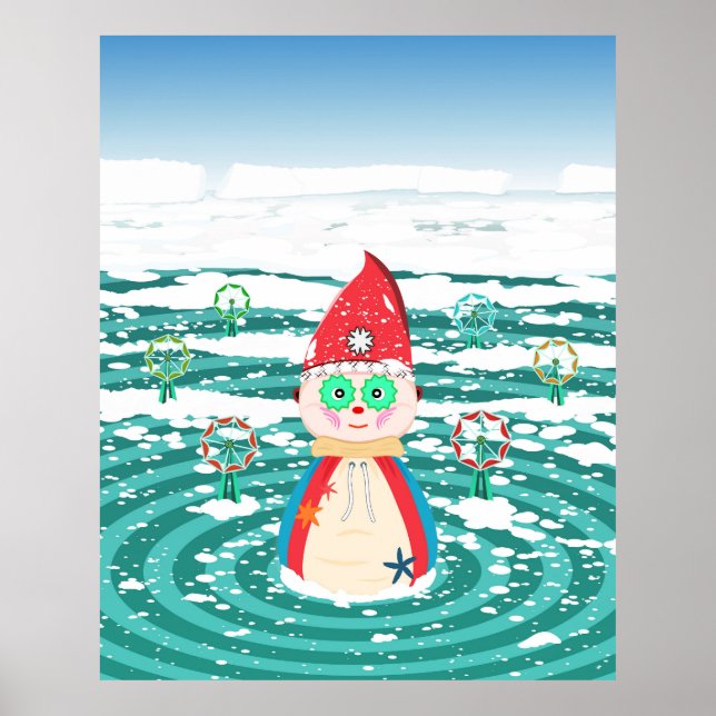  Poster  A belated Christmas illustration (Front)