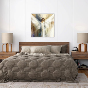 Poster Abstract Angel Neutral Colours All Ages