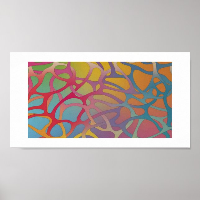 Poster - Abstract Art Spaghetti (Front)