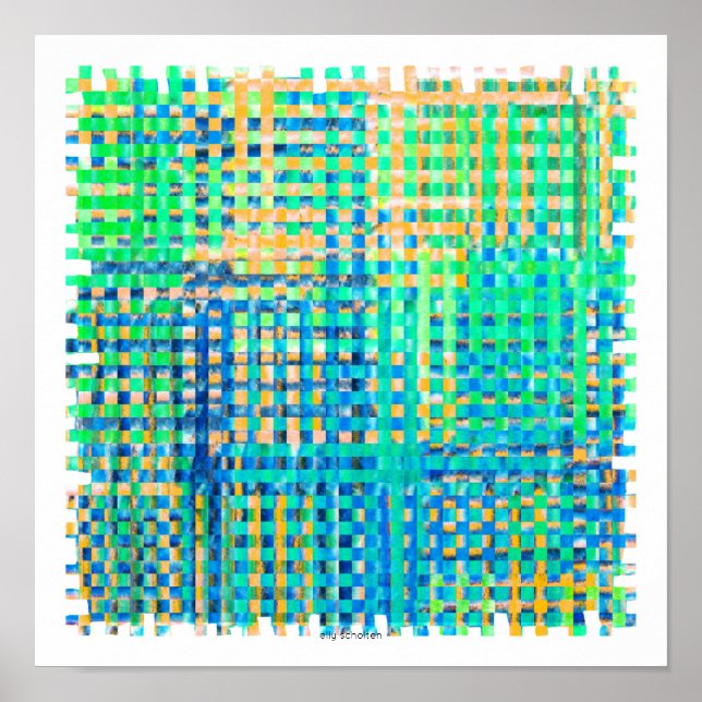 poster abstract square (Front)