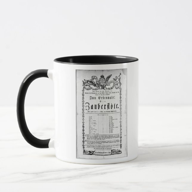 Poster advertisement of `The Magic Flute' Mug (Left)