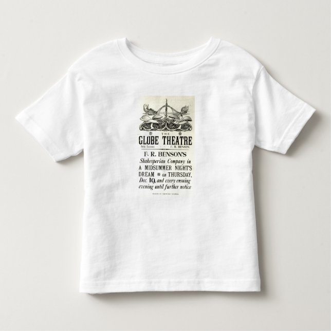 Poster advertising 'A Midsummer Night's Dream' Toddler T-Shirt (Front)