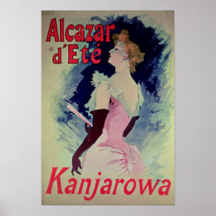 Poster advertising "Alcazar d'Ete"