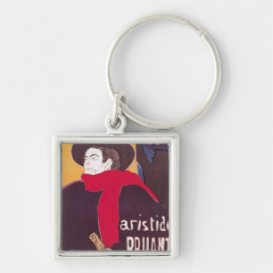 Poster advertising Aristide Bruant Key Ring