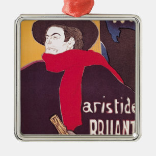Poster advertising Aristide Bruant Metal Tree Decoration