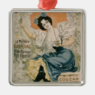 Poster advertising 'Brault Natural Mineral Water f Metal Ornament