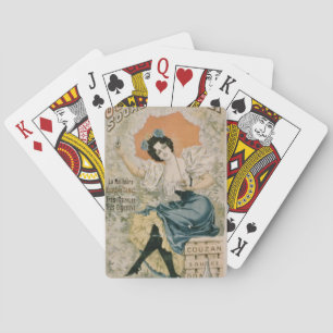 Poster advertising 'Brault Natural Mineral Water f Playing Cards