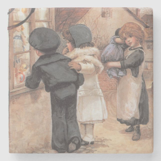 Poster advertising 'Bubbles' magazine Stone Coaster (Front)