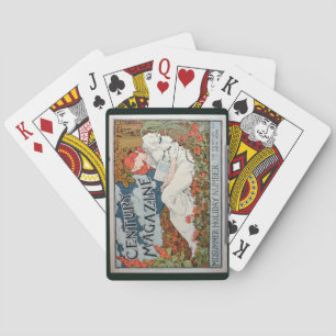 Poster advertising 'Century Magazine', Midsummer H Playing Cards