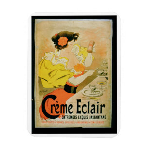 Poster advertising 'Creme Eclair Instant Dessert' Magnet