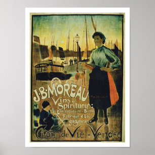 Poster advertising 'Croix de Vie', made by J.B. Mo