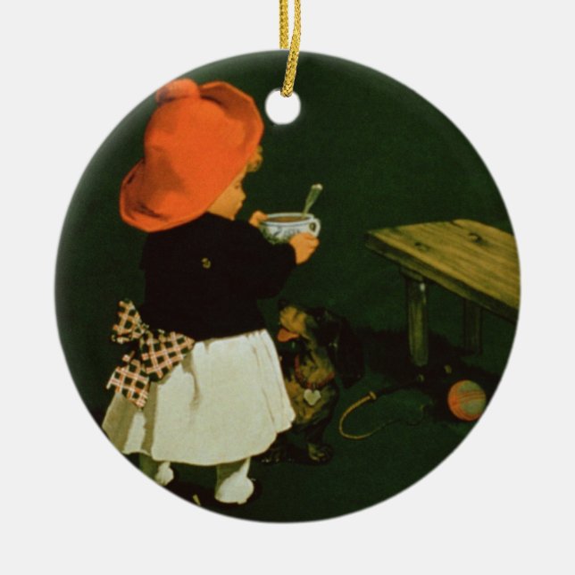 Poster advertising for 'Kathreiner's Malt Coffee' Ceramic Tree Decoration (Front)