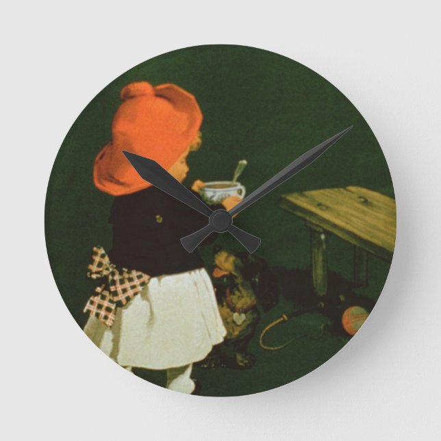 Poster advertising for 'Kathreiner's Malt Coffee' Round Clock (Front)