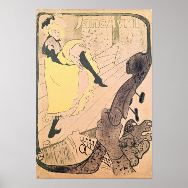 Poster advertising Jane Avril (Front)