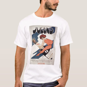 Poster advertising 'Jugend, illustrated Weekly Mag T-Shirt