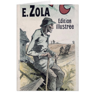 Poster advertising 'La Terre' by Emile Zola, 1889