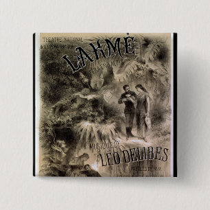 Poster advertising 'Lakme' 15 Cm Square Badge