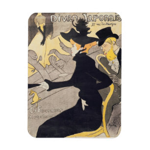 Poster advertising 'Le Divan Japonais', 1892 Magnet