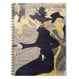 Poster advertising 'Le Divan Japonais', 1892 Notebook