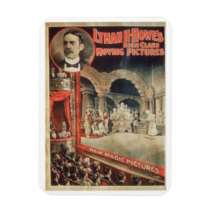 Poster advertising Lyman H. Howe's 'High Class Mov Magnet