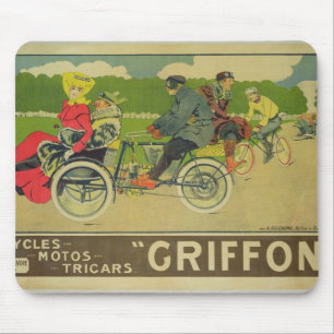 Poster advertising mouse pad