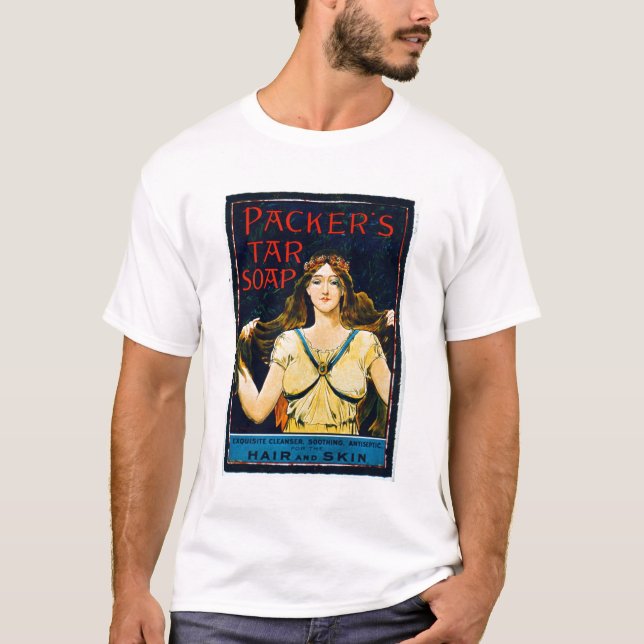 Poster advertising 'Packer's Tar Soap' (colour lit T-Shirt (Front)