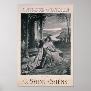 Poster advertising 'Samson and Dalila'
