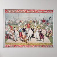 Poster advertising the Barnum