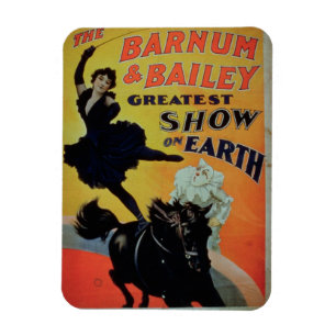Poster advertising 'the Barnum and Bailey Greatest Magnet