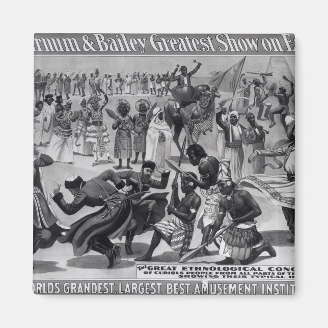 Poster advertising, 'The Barnum and Bailey Magnet (Front)