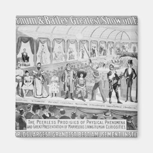 Poster advertising, 'The Barnum and Bailey Magnet