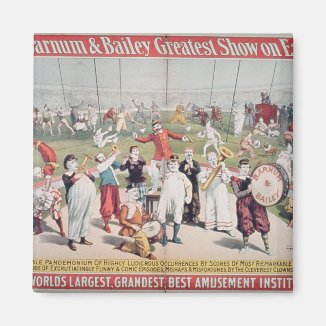 Poster advertising the Barnum Magnet (Front)