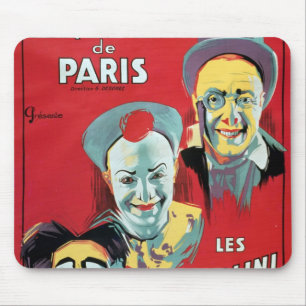 Poster advertising the 'Cirque d'Hiver de Paris' Mouse Pad
