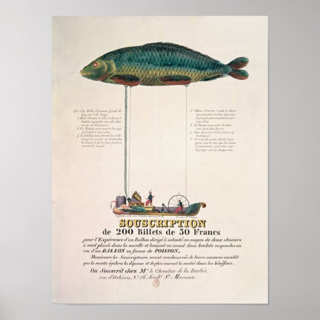 Poster advertising the subscription (Front)