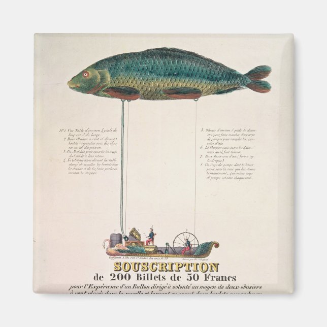 Poster advertising the subscription magnet (Front)