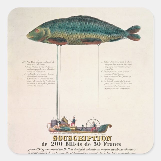 Poster advertising the subscription square sticker (Front)