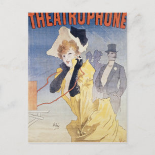 Poster Advertising the 'Theatrophone' Postcard