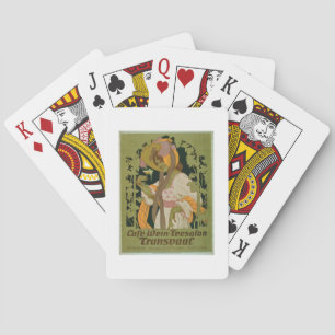 Poster advertising 'Transvaal' a Coffee, Wine and Playing Cards
